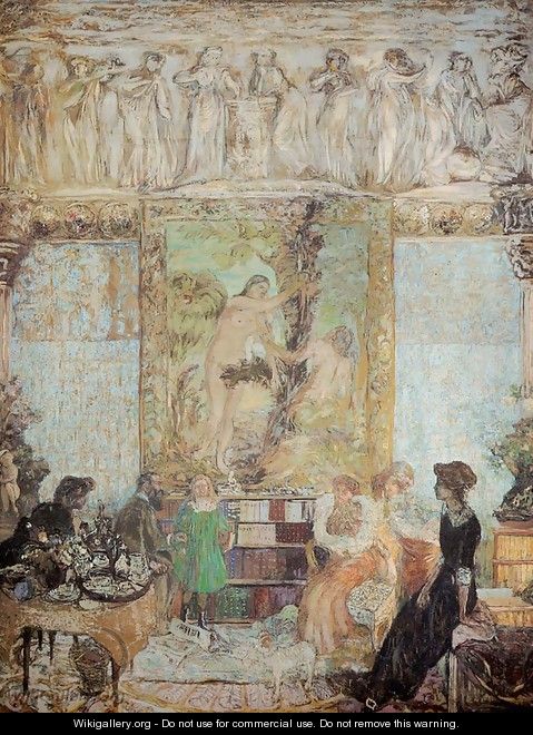 Library - Edouard (Jean-Edouard) Vuillard