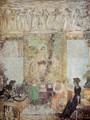 Library - Edouard (Jean-Edouard) Vuillard