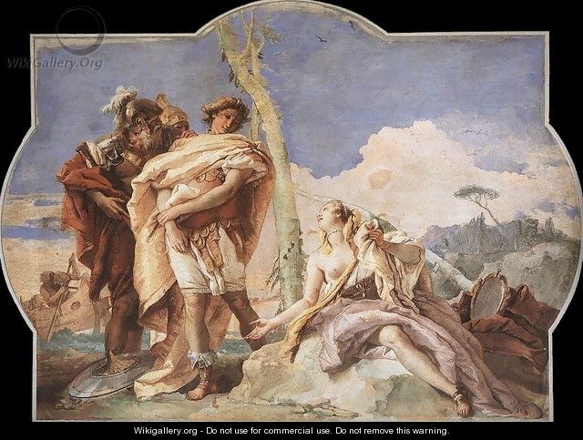 Rinaldo Abandoning Armida 1757 - Giovanni Battista Tiepolo