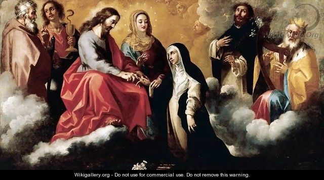 The Mystic Marriage of St Catherine of Siena - Clemente de Torres