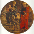 Flight to Egypt (from the predella of the Roverella Polyptych) 1474 - Cosme Tura