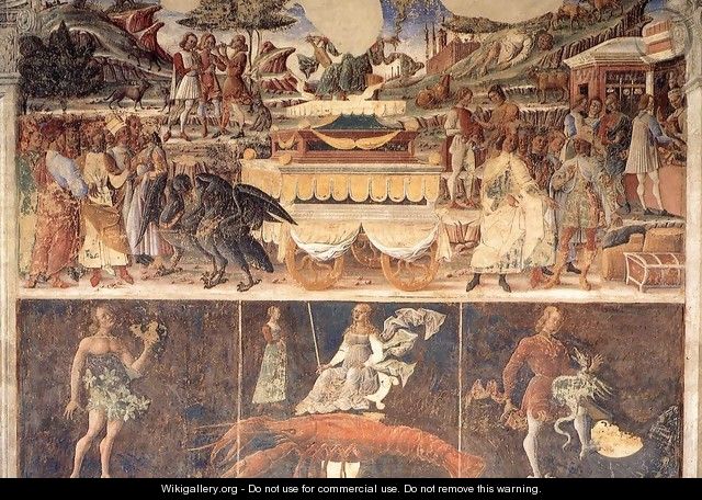 Allegory of June- Triumph of Mercury 1476-84 - Cosme Tura