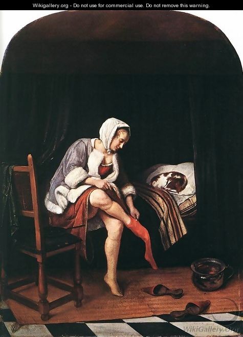 The Morning Toilet c. 1665 - Jan Steen