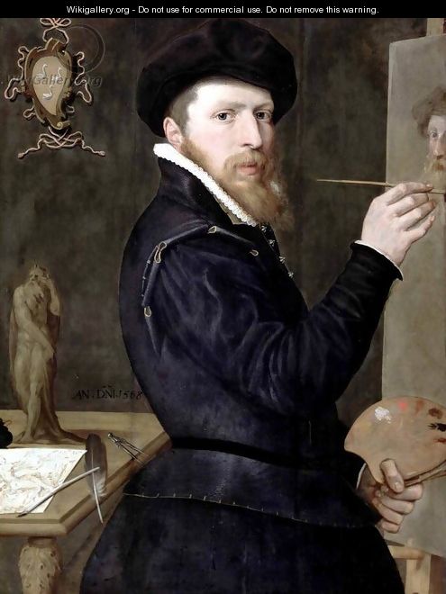 Self-Portrait 1568 - Isaac Claesz. Van Swanenburg