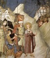 Saint Martin Renounces his Weapons (scene 4) 1312-17 - Louis de Silvestre