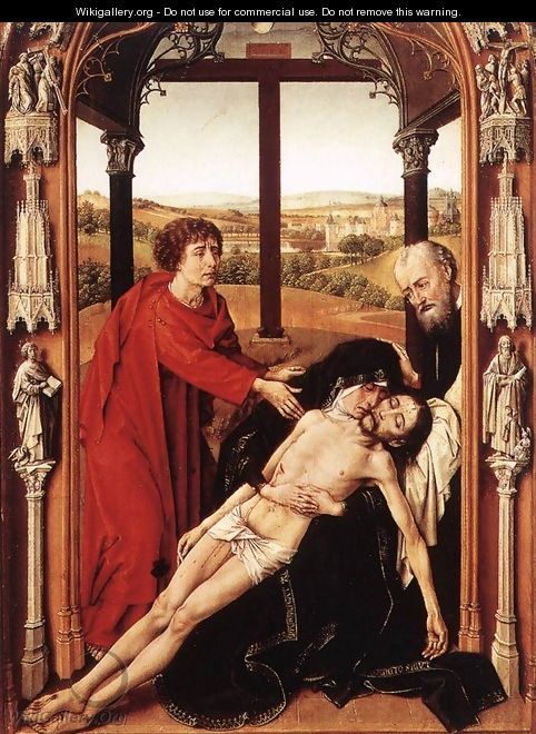 Pieta c. 1500 - Michel Sittow