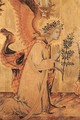 The Annunciation and the Two Saints (detail-1) 1333 - Louis de Silvestre