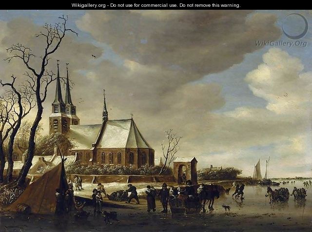 A Winter Landscape 1650s - Salomon van Ruysdael