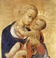 Virgin with Child and Four Saints (detail-1) c. 1435 - Stefano Di Giovanni Sassetta