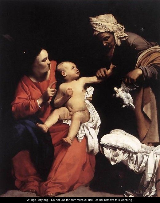Madonna and Child with St Anne 1610 - Carlo Saraceni