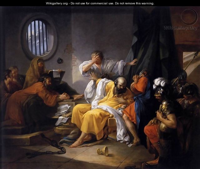 The Death of Socrates 1762 - Jacques-Philip-Joseph de Saint-Quentin
