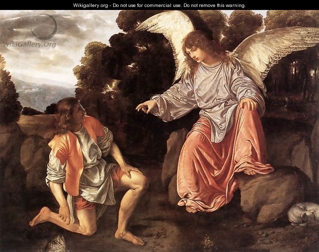 Tobias and the Angel c. 1530 - Giovanni Girolamo Savoldo