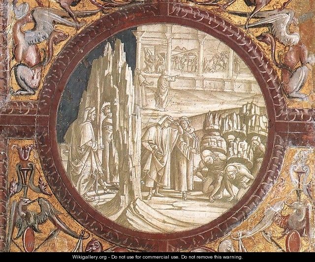 Dante and Virgil Entering Purgatory 1499-1502 - Francesco Signorelli