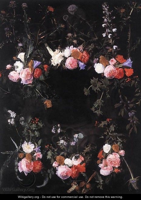Garland of Flowers - Daniel Seghers