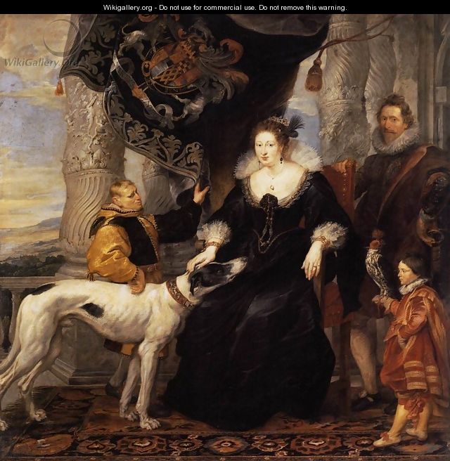 Portrait of Lady Arundel with her Train 1620 - Peter Paul Rubens