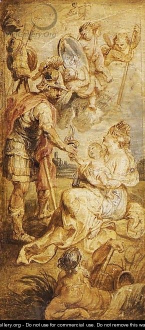 The Birth of Henri IV of France 1628-30 - Peter Paul Rubens