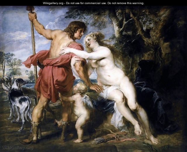 Venus and Adonis c. 1635 - Peter Paul Rubens