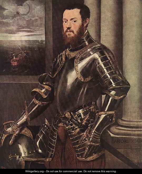 Man in Armour c. 1550 - Jacopo Tintoretto (Robusti)