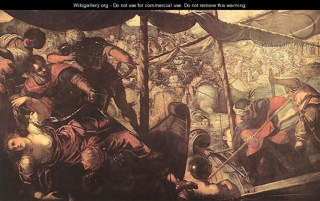 Battle between Turks and Christians 1588-89 - Jacopo Tintoretto (Robusti)
