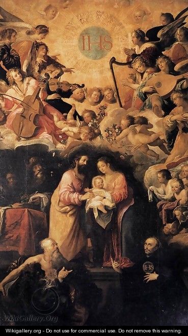 Adoration of the Name of Jesus 1604-05 - Juan de las Roelas