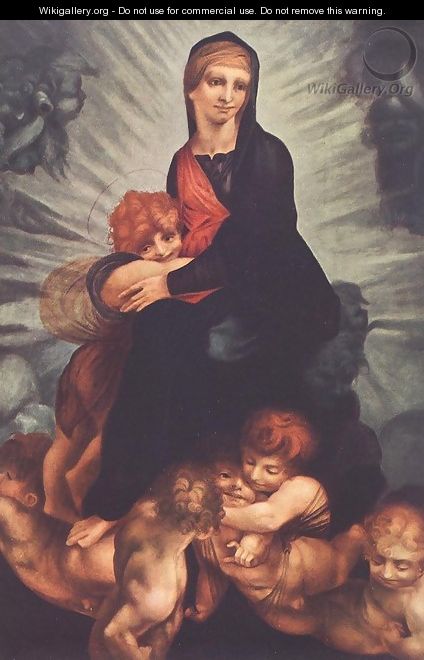 Madonna and Child with Putti c. 1517 - Fiorentino Rosso