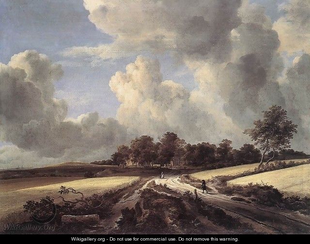 Wheat Fields 1670s - Jacob Van Ruisdael