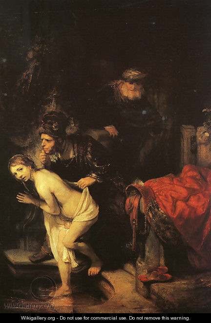Susanna and the Elders (detail) 1647 - Rembrandt Van Rijn