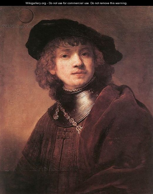 Self Portrait as a Young Man 1634 - Rembrandt Van Rijn