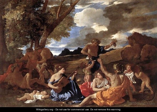 Bacchanal- the Andrians 1628-30 - Nicolas Poussin