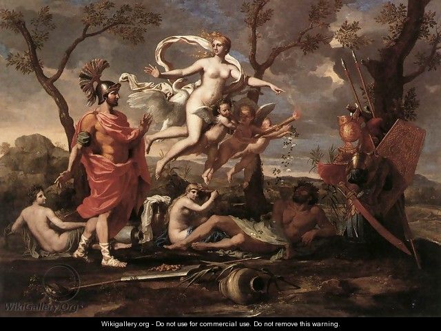 Venus Presenting Arms to Aeneas 1639 - Nicolas Poussin