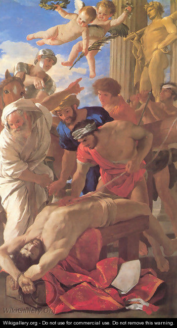 The Martyrdom of St Erasmus 1628 - Nicolas Poussin