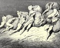 The Inferno, Canto 7, lines 65-67: Not all the gold, that is beneath the moon, Or ever hath been, of these toil-worn souls Might purchase rest for one. - Gustave Dore