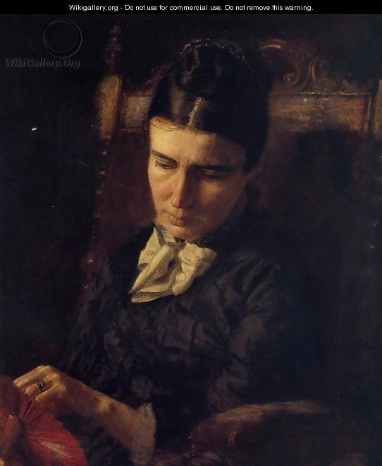 Portrait of Sarah Ward Brinton - Thomas Cowperthwait Eakins