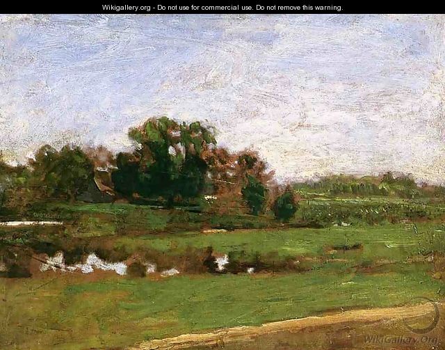 Study for "The Meadows, Gloucester, New Jersey" - Thomas Cowperthwait Eakins
