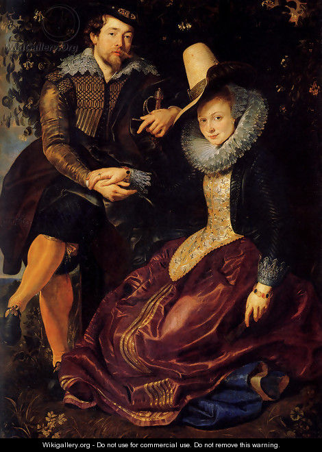 Self-portrait With Isabella Brant 2 - Peter Paul Rubens