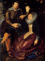 Self-portrait With Isabella Brant 2 - Peter Paul Rubens