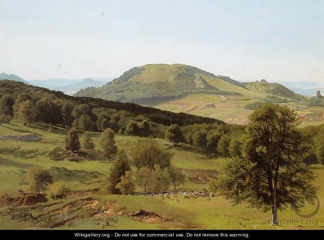 Landscape: Hill and Dale - Albert Bierstadt
