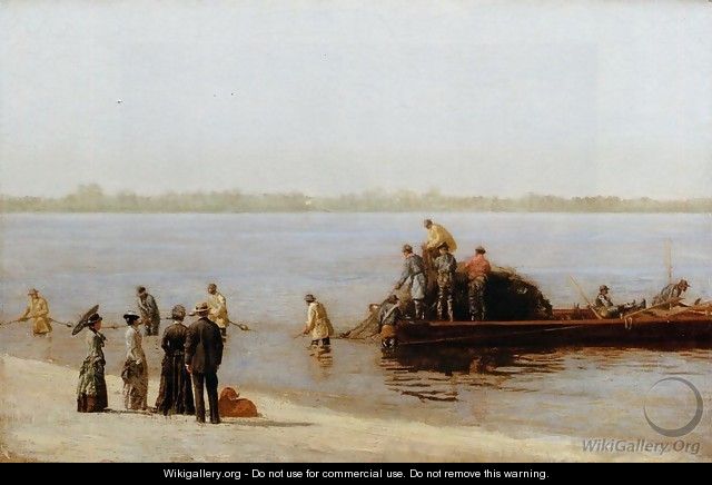 Shad Fishing at Gloucester on the Delaware River - Thomas Cowperthwait Eakins