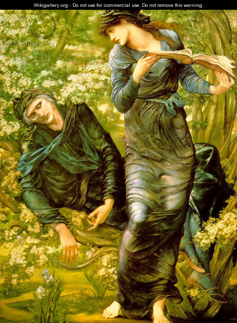 The Beguiling of Merlin - Sir Edward Coley Burne-Jones