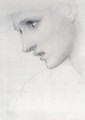 Profile To The Left - Sir Edward Coley Burne-Jones