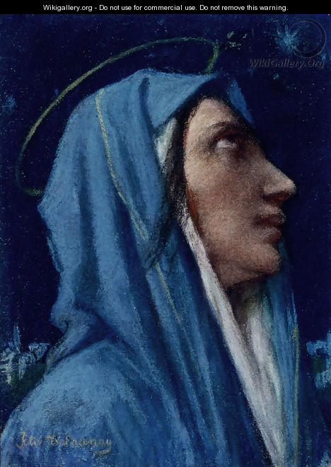 The Virgin Crowned - Jules-Elie Delaunay