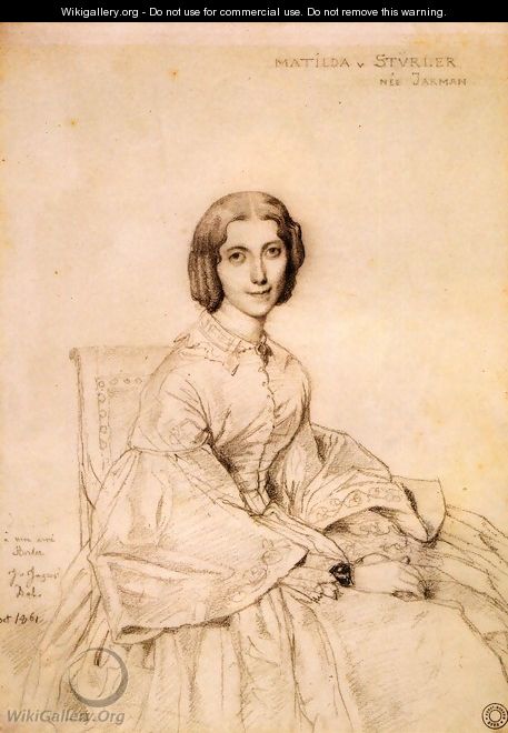Madame Franz Adolf von Stuerler, born Matilda Jarman - Jean Auguste Dominique Ingres