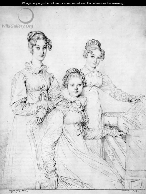 The Kaunitz Sisters - Jean Auguste Dominique Ingres