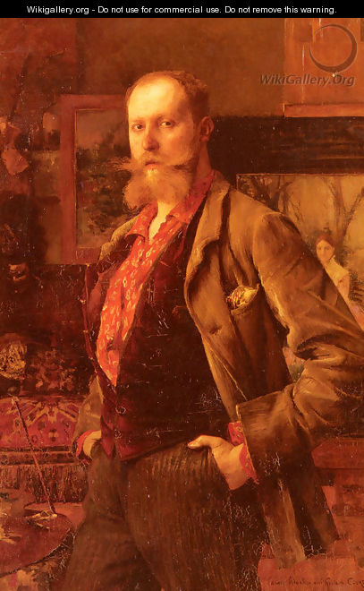 Portrait of Gustave Courtois - Pascal-Adolphe-Jean Dagnan-Bouveret