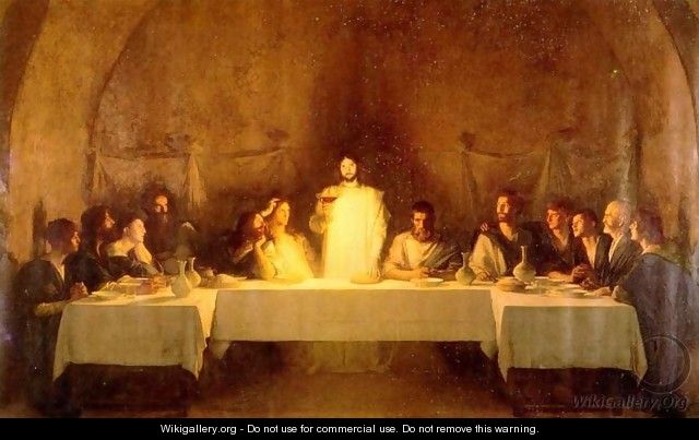 The Last Supper - Pascal-Adolphe-Jean Dagnan-Bouveret