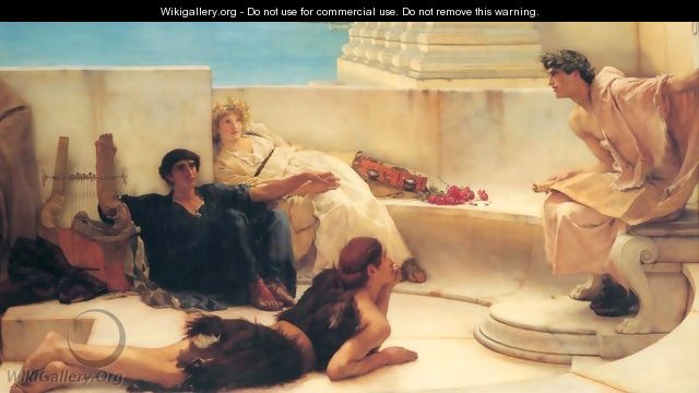 A Reading from Homer - Sir Lawrence Alma-Tadema