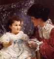 Mrs George Lewis and Her Daughter Elizabeth - Sir Lawrence Alma-Tadema