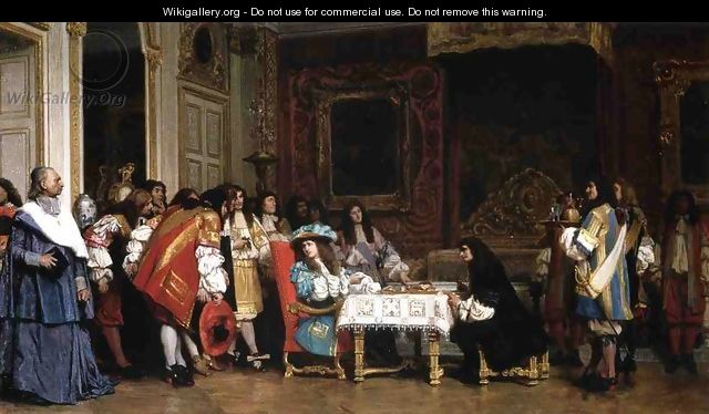 Louis XIV and Molière - Jean-Léon Gérôme