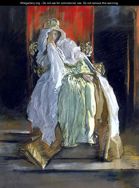 The Queen in Hamlet - Edwin Austin Abbey