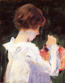 Study of Polly Barnard for 'Carnation, Lily, Lily, Rose' - John Singer Sargent